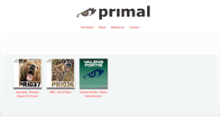 Desktop Screenshot of primal-recordings.com